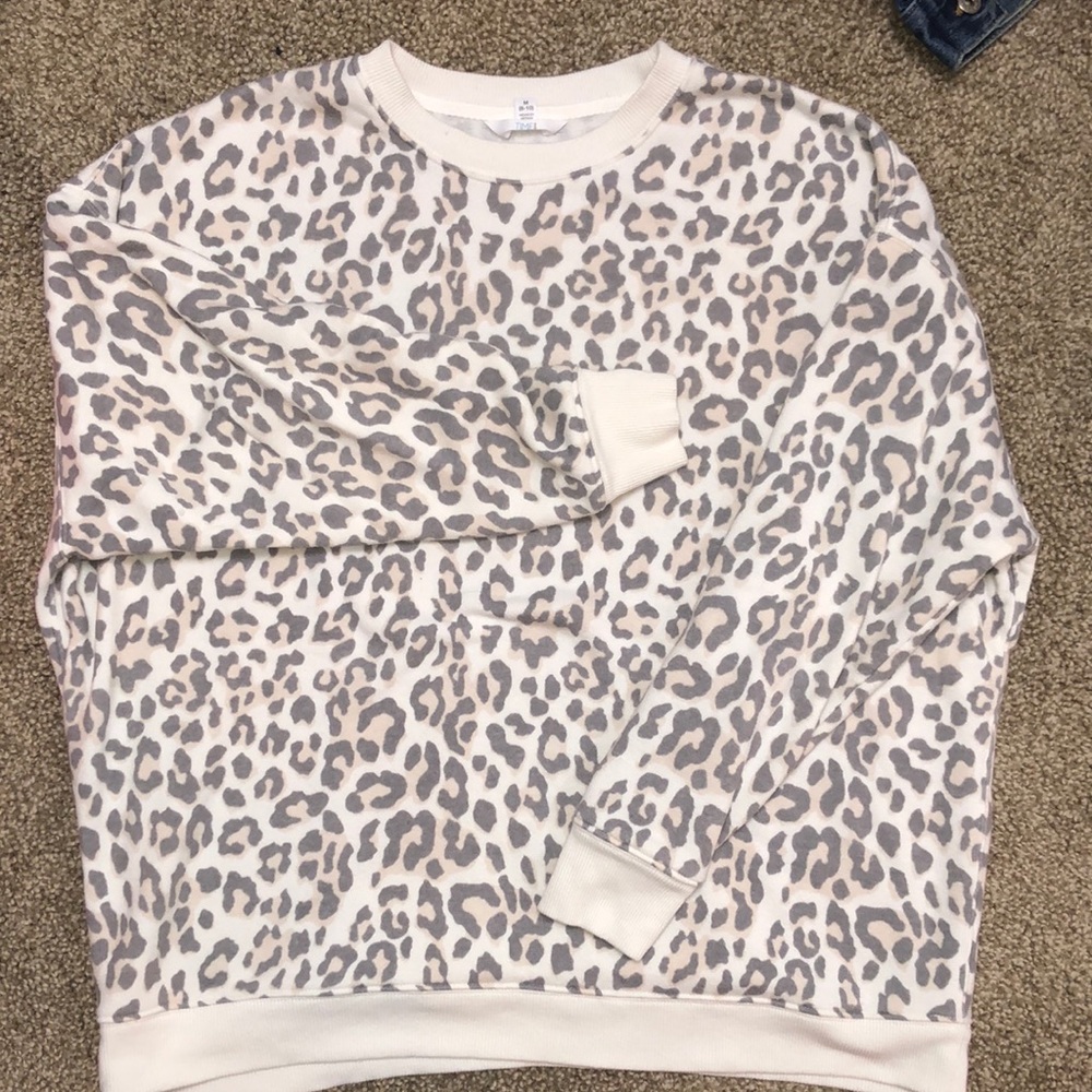 Cheetah Oversized Crewneck